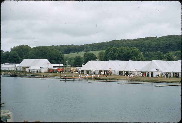 [1096 Views of the Henley Royal Regatta for Sports Illustrated Article, "Henley Forever"], Walker Evans (American, St. Louis, Missouri 1903–1975 New Haven, Connecticut), Color film transparency