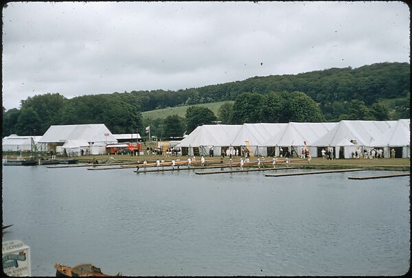 [1096 Views of the Henley Royal Regatta for Sports Illustrated Article, "Henley Forever"], Walker Evans (American, St. Louis, Missouri 1903–1975 New Haven, Connecticut), Color film transparency