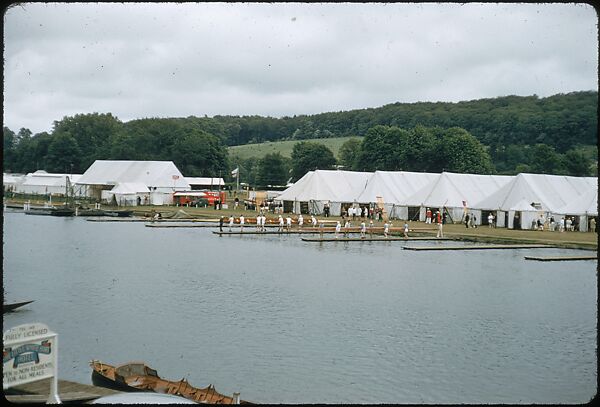 [1096 Views of the Henley Royal Regatta for Sports Illustrated Article, "Henley Forever"], Walker Evans (American, St. Louis, Missouri 1903–1975 New Haven, Connecticut), Color film transparency