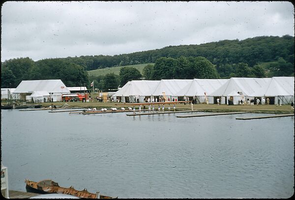 [1096 Views of the Henley Royal Regatta for Sports Illustrated Article, "Henley Forever"], Walker Evans (American, St. Louis, Missouri 1903–1975 New Haven, Connecticut), Color film transparency