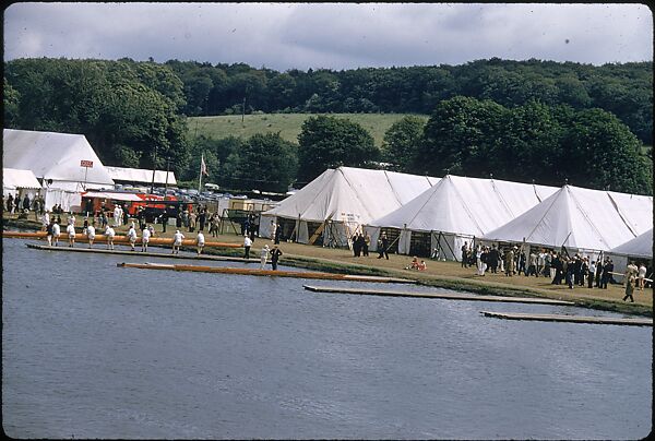 [1096 Views of the Henley Royal Regatta for Sports Illustrated Article, "Henley Forever"], Walker Evans (American, St. Louis, Missouri 1903–1975 New Haven, Connecticut), Color film transparency