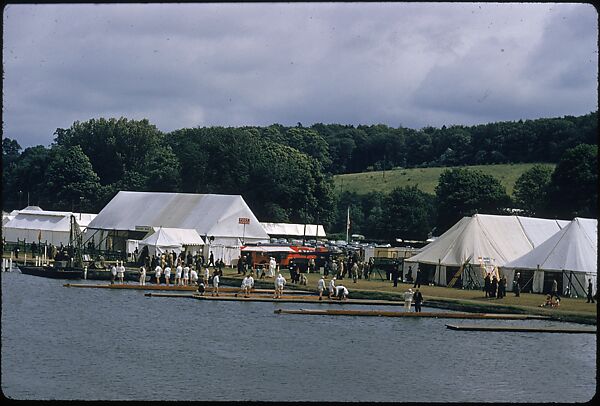 [1096 Views of the Henley Royal Regatta for Sports Illustrated Article, "Henley Forever"], Walker Evans (American, St. Louis, Missouri 1903–1975 New Haven, Connecticut), Color film transparency