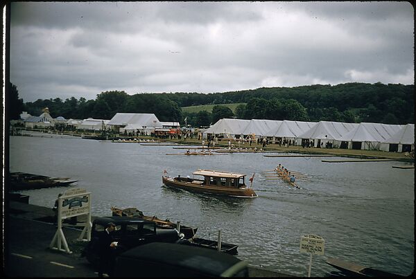 [1096 Views of the Henley Royal Regatta for Sports Illustrated Article, "Henley Forever"], Walker Evans (American, St. Louis, Missouri 1903–1975 New Haven, Connecticut), Color film transparency