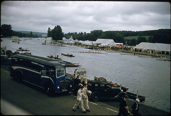 [1096 Views of the Henley Royal Regatta for Sports Illustrated Article, "Henley Forever"], Walker Evans (American, St. Louis, Missouri 1903–1975 New Haven, Connecticut), Color film transparency
