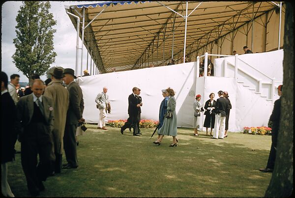[1096 Views of the Henley Royal Regatta for Sports Illustrated Article, "Henley Forever"], Walker Evans (American, St. Louis, Missouri 1903–1975 New Haven, Connecticut), Color film transparency