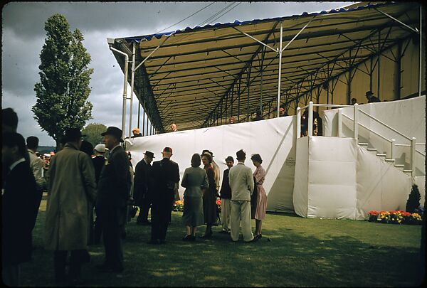 [1096 Views of the Henley Royal Regatta for Sports Illustrated Article, "Henley Forever"], Walker Evans (American, St. Louis, Missouri 1903–1975 New Haven, Connecticut), Color film transparency