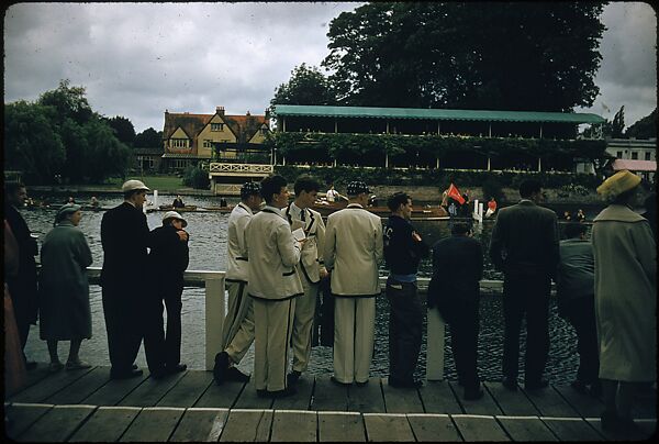 [1096 Views of the Henley Royal Regatta for Sports Illustrated Article, "Henley Forever"], Walker Evans (American, St. Louis, Missouri 1903–1975 New Haven, Connecticut), Color film transparency
