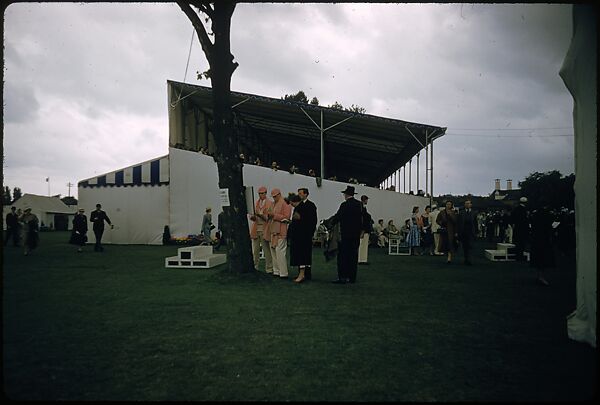 [1096 Views of the Henley Royal Regatta for Sports Illustrated Article, "Henley Forever"], Walker Evans (American, St. Louis, Missouri 1903–1975 New Haven, Connecticut), Color film transparency