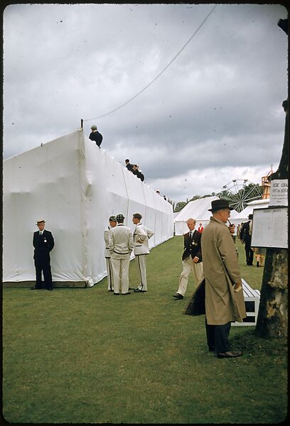 [1096 Views of the Henley Royal Regatta for Sports Illustrated Article, "Henley Forever"], Walker Evans (American, St. Louis, Missouri 1903–1975 New Haven, Connecticut), Color film transparency