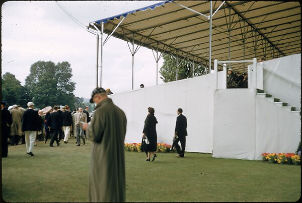 [1096 Views of the Henley Royal Regatta for Sports Illustrated Article, "Henley Forever"], Walker Evans (American, St. Louis, Missouri 1903–1975 New Haven, Connecticut), Color film transparency