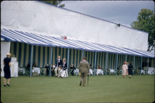 [1096 Views of the Henley Royal Regatta for Sports Illustrated Article, "Henley Forever"], Walker Evans (American, St. Louis, Missouri 1903–1975 New Haven, Connecticut), Color film transparency