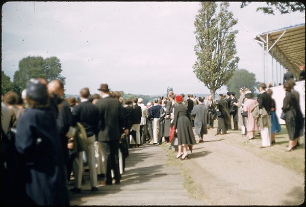 [1096 Views of the Henley Royal Regatta for Sports Illustrated Article, "Henley Forever"], Walker Evans (American, St. Louis, Missouri 1903–1975 New Haven, Connecticut), Color film transparency