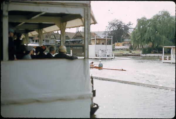 [1096 Views of the Henley Royal Regatta for Sports Illustrated Article, "Henley Forever"], Walker Evans (American, St. Louis, Missouri 1903–1975 New Haven, Connecticut), Color film transparency