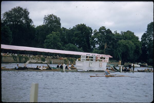 [1096 Views of the Henley Royal Regatta for Sports Illustrated Article, "Henley Forever"], Walker Evans (American, St. Louis, Missouri 1903–1975 New Haven, Connecticut), Color film transparency