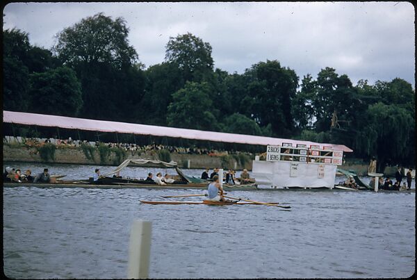 [1096 Views of the Henley Royal Regatta for Sports Illustrated Article, "Henley Forever"], Walker Evans (American, St. Louis, Missouri 1903–1975 New Haven, Connecticut), Color film transparency