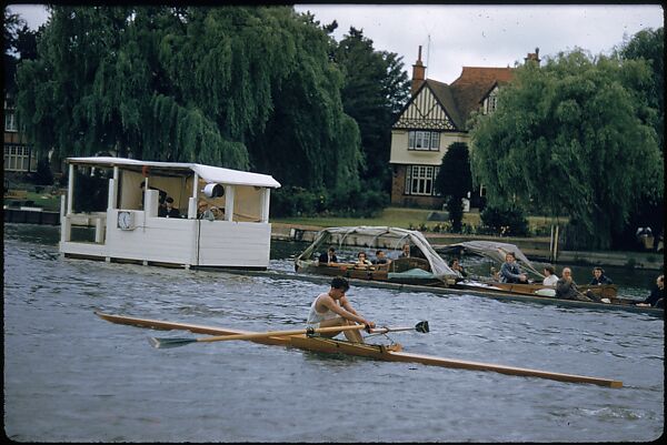 [1096 Views of the Henley Royal Regatta for Sports Illustrated Article, "Henley Forever"], Walker Evans (American, St. Louis, Missouri 1903–1975 New Haven, Connecticut), Color film transparency