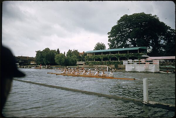 [1096 Views of the Henley Royal Regatta for Sports Illustrated Article, "Henley Forever"], Walker Evans (American, St. Louis, Missouri 1903–1975 New Haven, Connecticut), Color film transparency
