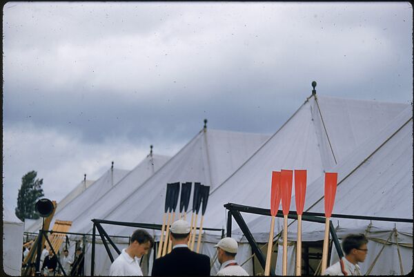 [1096 Views of the Henley Royal Regatta for Sports Illustrated Article, "Henley Forever"], Walker Evans (American, St. Louis, Missouri 1903–1975 New Haven, Connecticut), Color film transparency