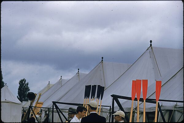 [1096 Views of the Henley Royal Regatta for Sports Illustrated Article, "Henley Forever"], Walker Evans (American, St. Louis, Missouri 1903–1975 New Haven, Connecticut), Color film transparency