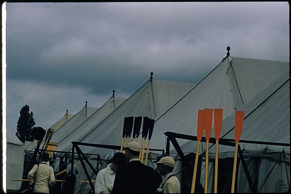 [1096 Views of the Henley Royal Regatta for Sports Illustrated Article, "Henley Forever"], Walker Evans (American, St. Louis, Missouri 1903–1975 New Haven, Connecticut), Color film transparency