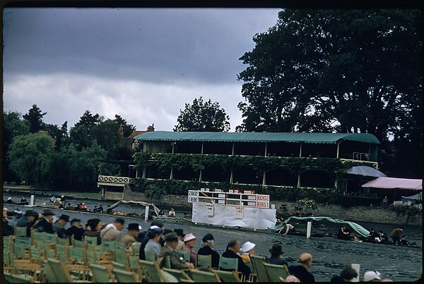 [1096 Views of the Henley Royal Regatta for Sports Illustrated Article, "Henley Forever"], Walker Evans (American, St. Louis, Missouri 1903–1975 New Haven, Connecticut), Color film transparency