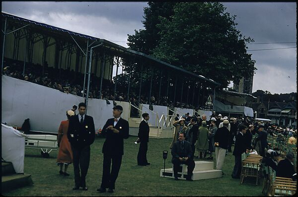 [1096 Views of the Henley Royal Regatta for Sports Illustrated Article, "Henley Forever"], Walker Evans (American, St. Louis, Missouri 1903–1975 New Haven, Connecticut), Color film transparency