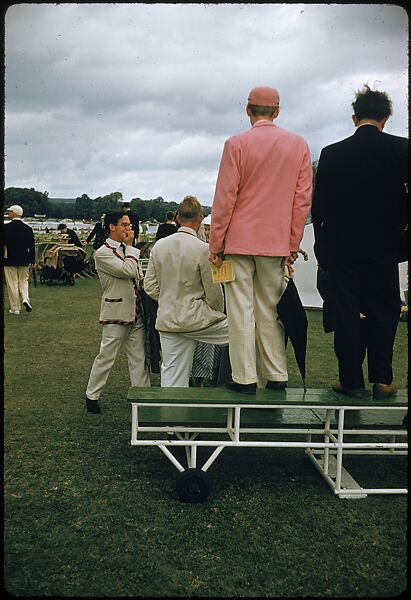 [1096 Views of the Henley Royal Regatta for Sports Illustrated Article, "Henley Forever"], Walker Evans (American, St. Louis, Missouri 1903–1975 New Haven, Connecticut), Color film transparency