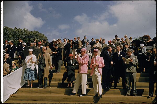 [1096 Views of the Henley Royal Regatta for Sports Illustrated Article, "Henley Forever"], Walker Evans (American, St. Louis, Missouri 1903–1975 New Haven, Connecticut), Color film transparency