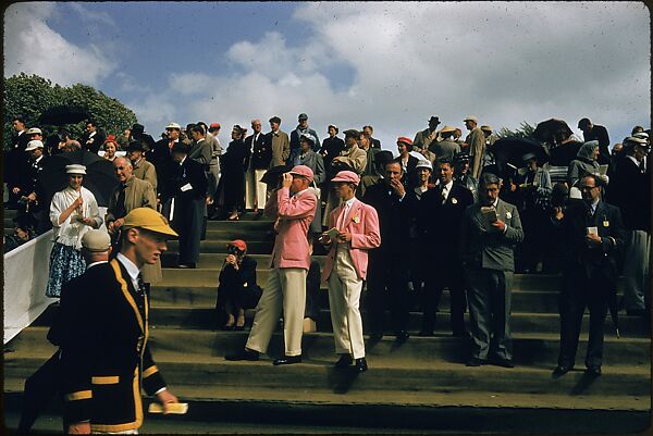 [1096 Views of the Henley Royal Regatta for Sports Illustrated Article, "Henley Forever"], Walker Evans (American, St. Louis, Missouri 1903–1975 New Haven, Connecticut), Color film transparency