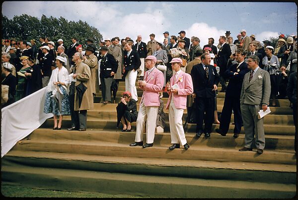 [1096 Views of the Henley Royal Regatta for Sports Illustrated Article, "Henley Forever"], Walker Evans (American, St. Louis, Missouri 1903–1975 New Haven, Connecticut), Color film transparency
