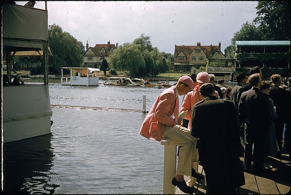 [1096 Views of the Henley Royal Regatta for Sports Illustrated Article, "Henley Forever"], Walker Evans (American, St. Louis, Missouri 1903–1975 New Haven, Connecticut), Color film transparency
