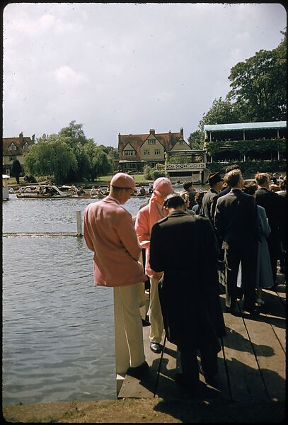 [1096 Views of the Henley Royal Regatta for Sports Illustrated Article, "Henley Forever"], Walker Evans (American, St. Louis, Missouri 1903–1975 New Haven, Connecticut), Color film transparency