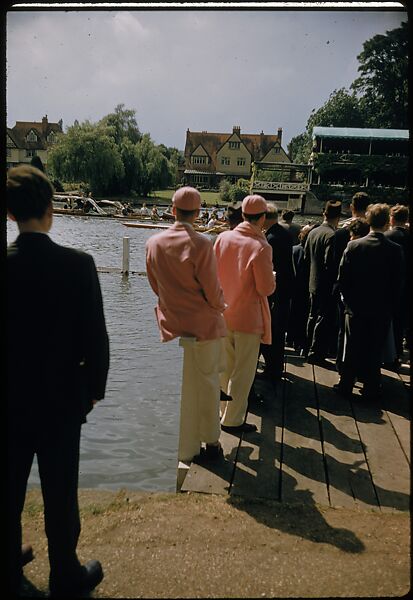 [1096 Views of the Henley Royal Regatta for Sports Illustrated Article, "Henley Forever"], Walker Evans (American, St. Louis, Missouri 1903–1975 New Haven, Connecticut), Color film transparency