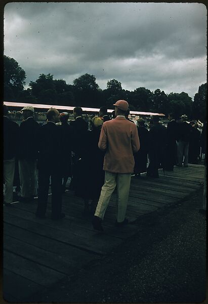 [1096 Views of the Henley Royal Regatta for Sports Illustrated Article, "Henley Forever"], Walker Evans (American, St. Louis, Missouri 1903–1975 New Haven, Connecticut), Color film transparency