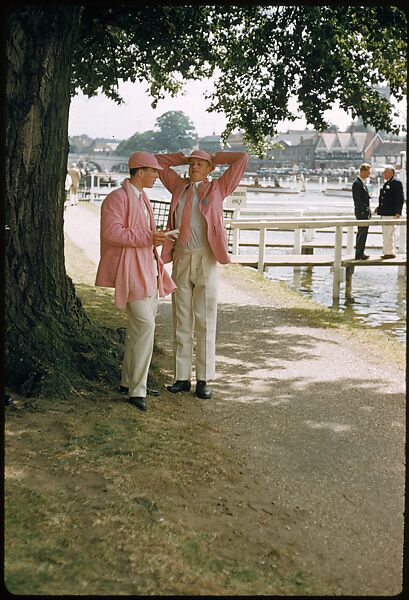 [1096 Views of the Henley Royal Regatta for Sports Illustrated Article, "Henley Forever"], Walker Evans (American, St. Louis, Missouri 1903–1975 New Haven, Connecticut), Color film transparency
