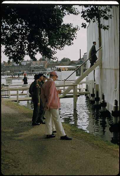 [1096 Views of the Henley Royal Regatta for Sports Illustrated Article, "Henley Forever"], Walker Evans (American, St. Louis, Missouri 1903–1975 New Haven, Connecticut), Color film transparency