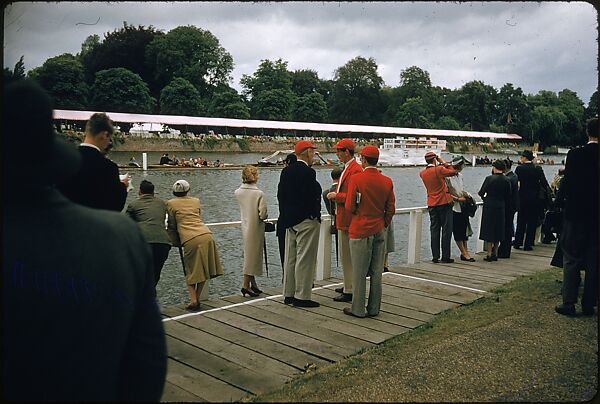 [1096 Views of the Henley Royal Regatta for Sports Illustrated Article, "Henley Forever"], Walker Evans (American, St. Louis, Missouri 1903–1975 New Haven, Connecticut), Color film transparency