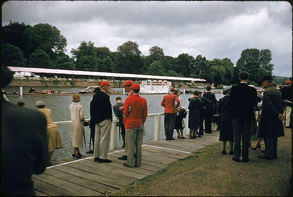 [1096 Views of the Henley Royal Regatta for Sports Illustrated Article, "Henley Forever"], Walker Evans (American, St. Louis, Missouri 1903–1975 New Haven, Connecticut), Color film transparency