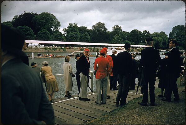 [1096 Views of the Henley Royal Regatta for Sports Illustrated Article, "Henley Forever"], Walker Evans (American, St. Louis, Missouri 1903–1975 New Haven, Connecticut), Color film transparency