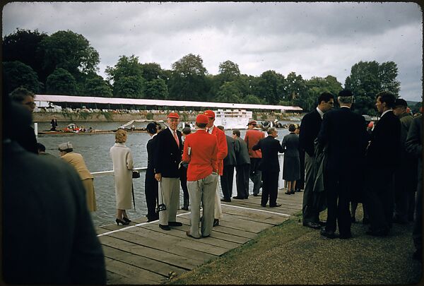 [1096 Views of the Henley Royal Regatta for Sports Illustrated Article, "Henley Forever"], Walker Evans (American, St. Louis, Missouri 1903–1975 New Haven, Connecticut), Color film transparency