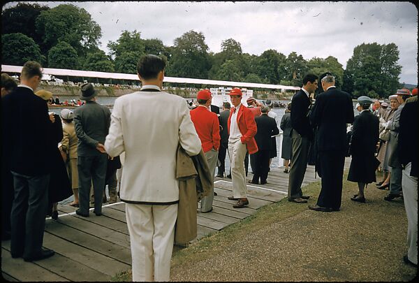[1096 Views of the Henley Royal Regatta for Sports Illustrated Article, "Henley Forever"], Walker Evans (American, St. Louis, Missouri 1903–1975 New Haven, Connecticut), Color film transparency