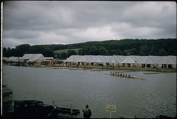 [1096 Views of the Henley Royal Regatta for Sports Illustrated Article, "Henley Forever"], Walker Evans (American, St. Louis, Missouri 1903–1975 New Haven, Connecticut), Color film transparency