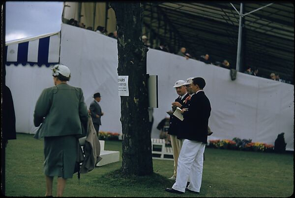 [1096 Views of the Henley Royal Regatta for Sports Illustrated Article, "Henley Forever"], Walker Evans (American, St. Louis, Missouri 1903–1975 New Haven, Connecticut), Color film transparency
