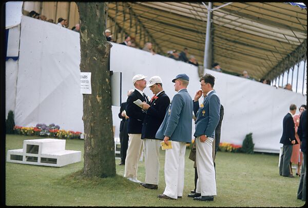 [1096 Views of the Henley Royal Regatta for Sports Illustrated Article, "Henley Forever"], Walker Evans (American, St. Louis, Missouri 1903–1975 New Haven, Connecticut), Color film transparency