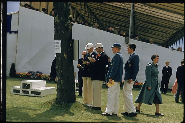 [1096 Views of the Henley Royal Regatta for Sports Illustrated Article, "Henley Forever"], Walker Evans (American, St. Louis, Missouri 1903–1975 New Haven, Connecticut), Color film transparency