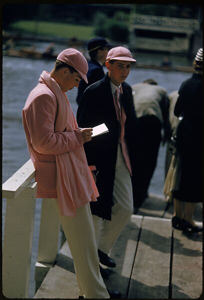 [1096 Views of the Henley Royal Regatta for Sports Illustrated Article, "Henley Forever"], Walker Evans (American, St. Louis, Missouri 1903–1975 New Haven, Connecticut), Color film transparency