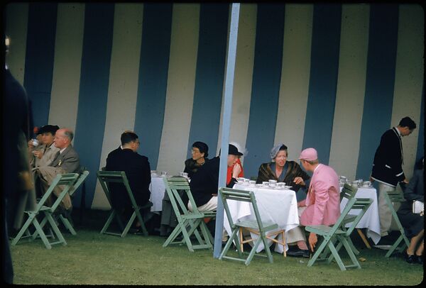 [1096 Views of the Henley Royal Regatta for Sports Illustrated Article, "Henley Forever"], Walker Evans (American, St. Louis, Missouri 1903–1975 New Haven, Connecticut), Color film transparency