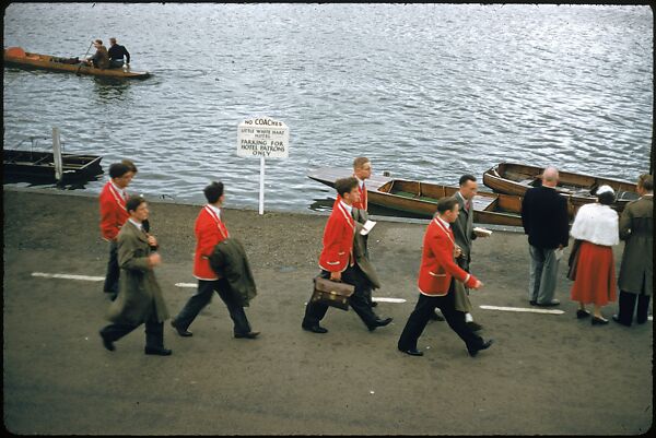 [1096 Views of the Henley Royal Regatta for Sports Illustrated Article, "Henley Forever"], Walker Evans (American, St. Louis, Missouri 1903–1975 New Haven, Connecticut), Color film transparency