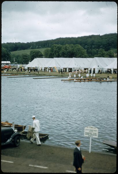[1096 Views of the Henley Royal Regatta for Sports Illustrated Article, "Henley Forever"], Walker Evans (American, St. Louis, Missouri 1903–1975 New Haven, Connecticut), Color film transparency