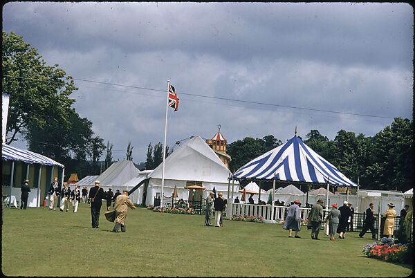 [1096 Views of the Henley Royal Regatta for Sports Illustrated Article, "Henley Forever"], Walker Evans (American, St. Louis, Missouri 1903–1975 New Haven, Connecticut), Color film transparency